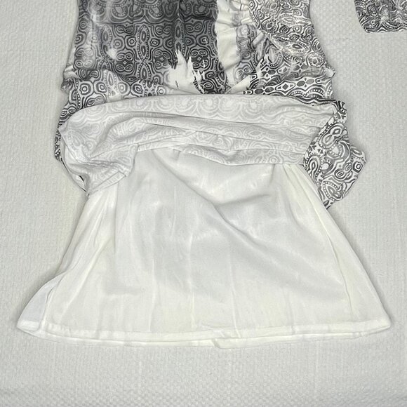 Kapalua Abstract Black & Cream Patterned Dress – Size Small / Medium - Picture 7 of 11